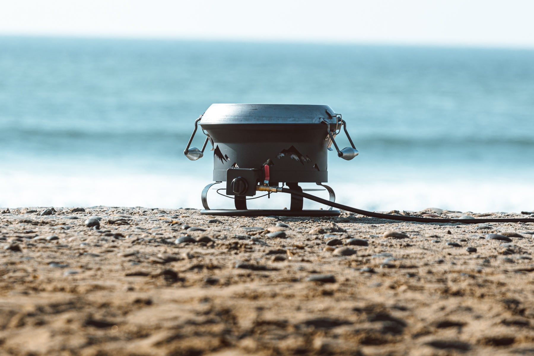 ligthweight portable outdoor bbq wok fire pit pizza oven