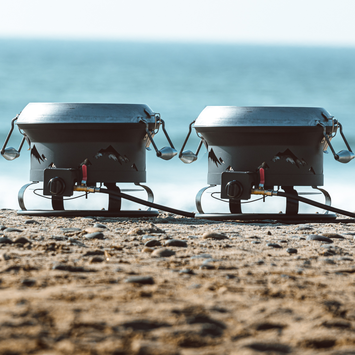 2 Pack Trail Fire (Grill Only Pizza Stone and Carry Bag NOT included)