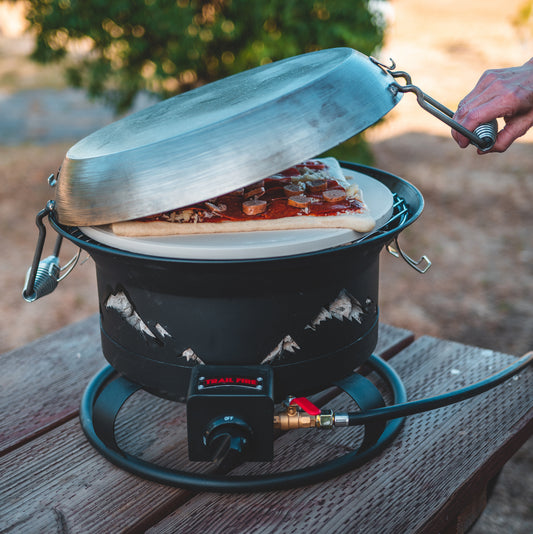Trail Fire Grill Bundle (Includes Pizza Stone and Carry Bag)